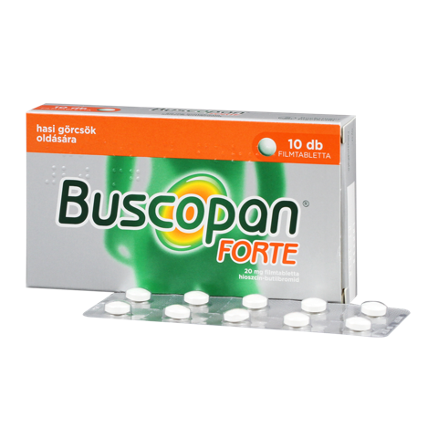 Buscopan Forte 20 mg filmtabletta 10x
