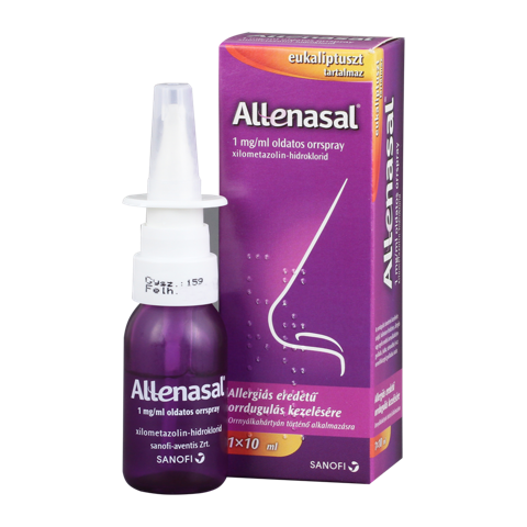Allenasal 1mg/ml oldatos orrspray 10ml