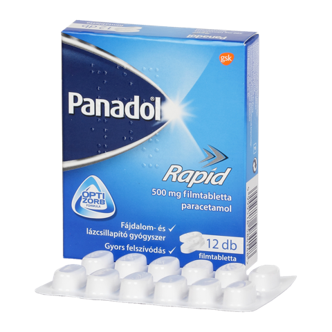 Panadol Rapid 500 mg filmtabletta 12x