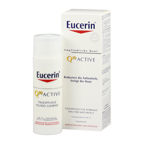 Eucerin Q10 Active Ránctal.arcápoló fluid  (63422) 50ml