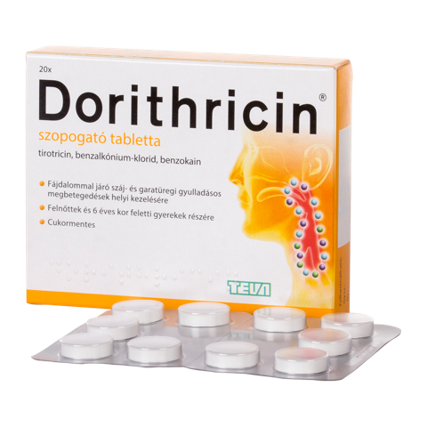 Dorithricin szopogató tabletta 20x