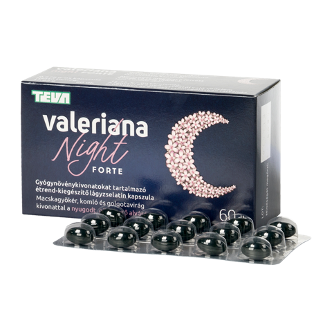 Valeriana Night Forte étrkieg. kapszula 60x