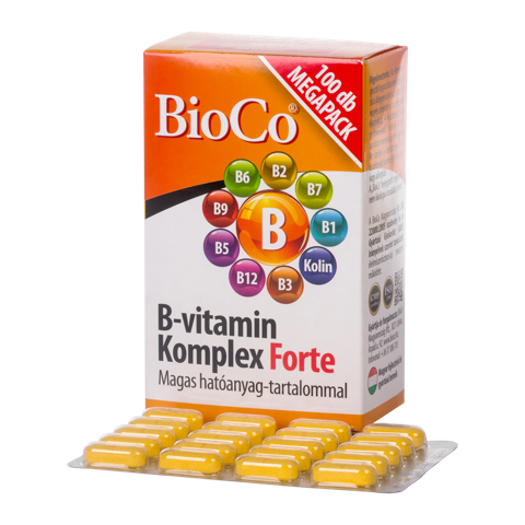 BioCo B-vitamin komplex Forte tabletta 100x