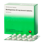 Benfogamma  50 mg bevont tabletta 100x