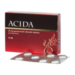 Acida 20 mg gyomornedv-ellenálló tabletta 14x (AL/PVC-PVDC-PA/AL)