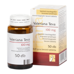 Valeriana TEVA 100 mg étrend-kieg. bevont tabletta 50x
