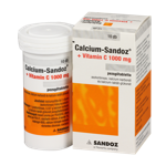 Calcium-Sandoz+vitamin C 1000mg pezsgotabl. 10x