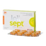 Lolisept 3 mg szopogató tabletta Narancs-méz 24x