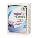 Valeriana MAX+citromfű+B6 tabletta DR.CHEN 30x