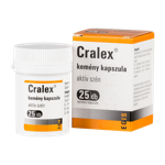 Cralex kemény kapszula (Carbo medicinalis) 25x