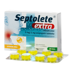 Septolete Extra 3 mg/1 mg szop.tabl. Citrom-Méz 16x