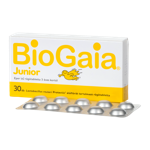 BioGaia Protect Junior rágótabl. spec.élelm. eper 30x