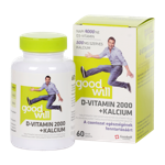 D-vitamin 2000 NE + Kalcium tabletta GOODWILL 60x