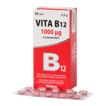 Vita B12 1000 mcg szopogató tabletta VITABALANS 30x